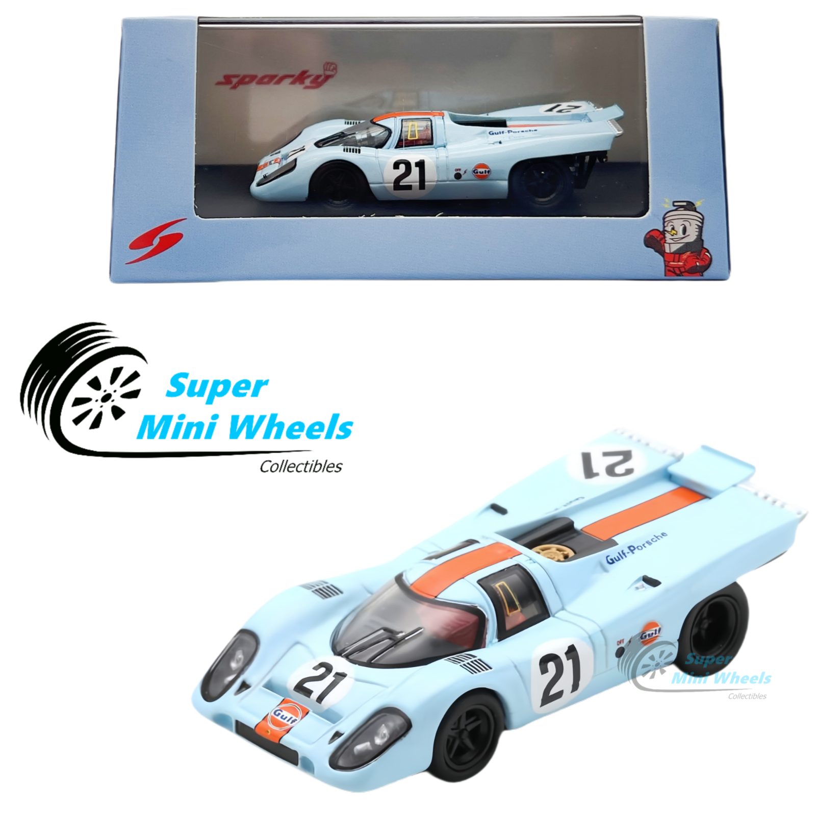 Sparky x Tiny 1/64 Porsche 911 GT1 2-Car set 24h Le Mans 1996 #25 & #26 Sparky x Tiny 1/64 Porsche 911 GT1 2-Car set 24h Le Mans 1996 #25 & #26