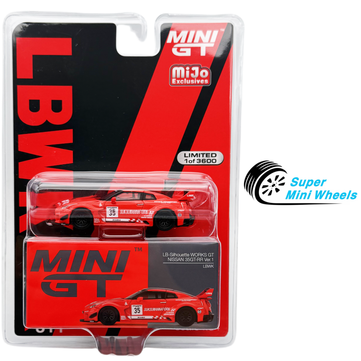1/64スケール MINI GT「LB-Silhouette WORKS GT NISSAN 35GT-RR