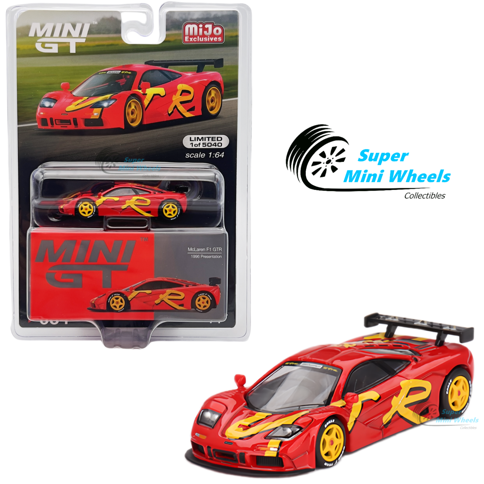 Mini GT 1 64 McLaren F1 GTR 1996 Presentation 684 Super Mini Wheels Mini GT 1 64 McLaren F1 GTR 1996 Presentation 684 Super Mini Wheels