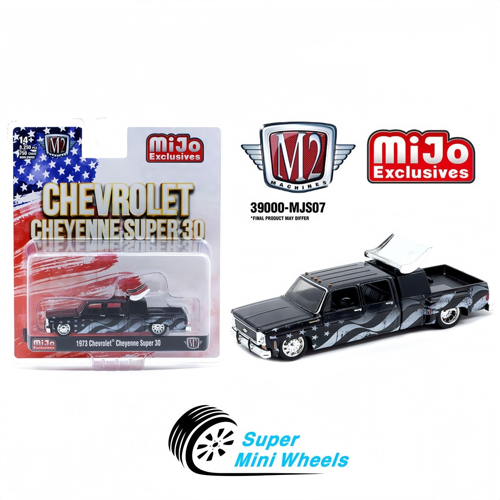 M2 Machines 1:64 1973 Chevrolet Cheyenne Super 30 Stars