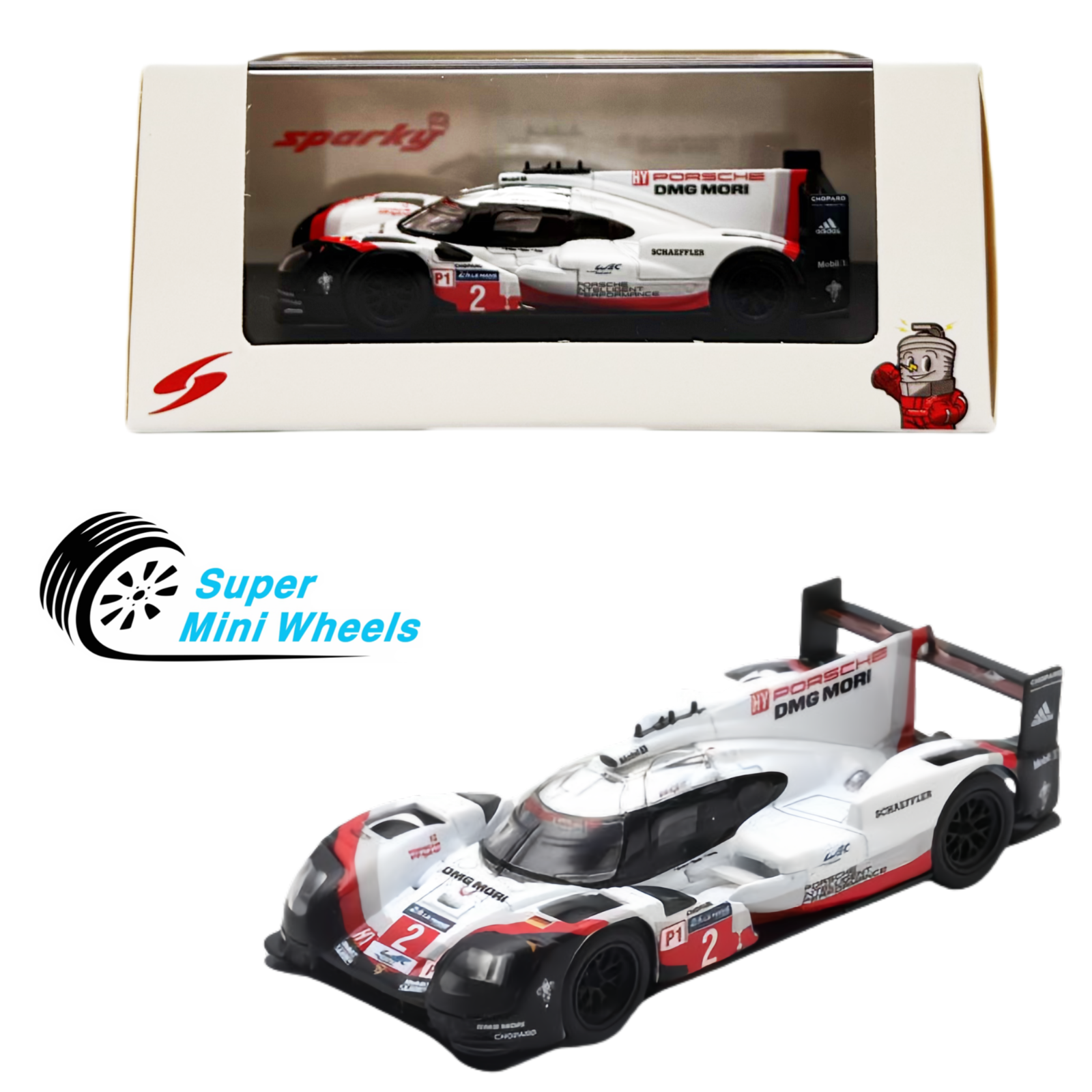 Sparky 1:64 Porsche 919 Hybrid No.2 Porsche LMP Team Winner Le Sparky 1:64 Porsche 919 Hybrid No.2 Porsche LMP Team Winner Le
