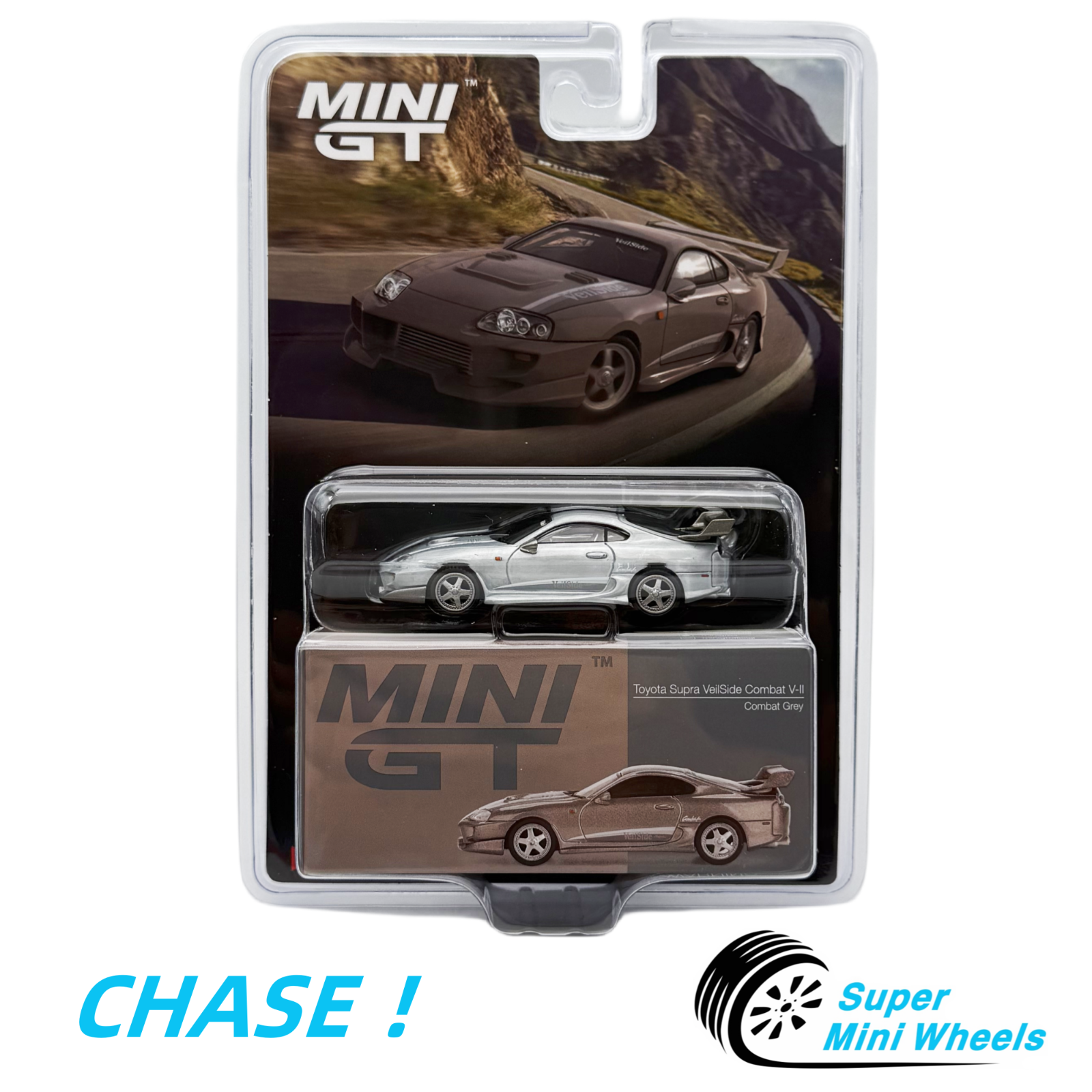 CHASE ！Mini GT 1:64 Toyota Supra VeilSide Combat V-II
