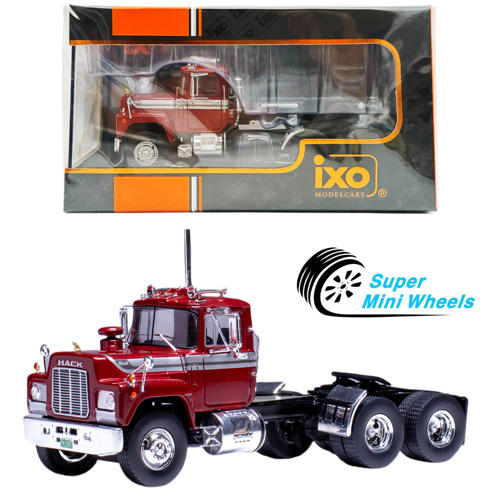 Modèle Mack R-Series 1966 1:43 Modèle Réduit Camion Mack R-Series 1966 Modèle Mack R-Series 1966 1:43 Modèle Réduit Camion Mack R-Series 1966