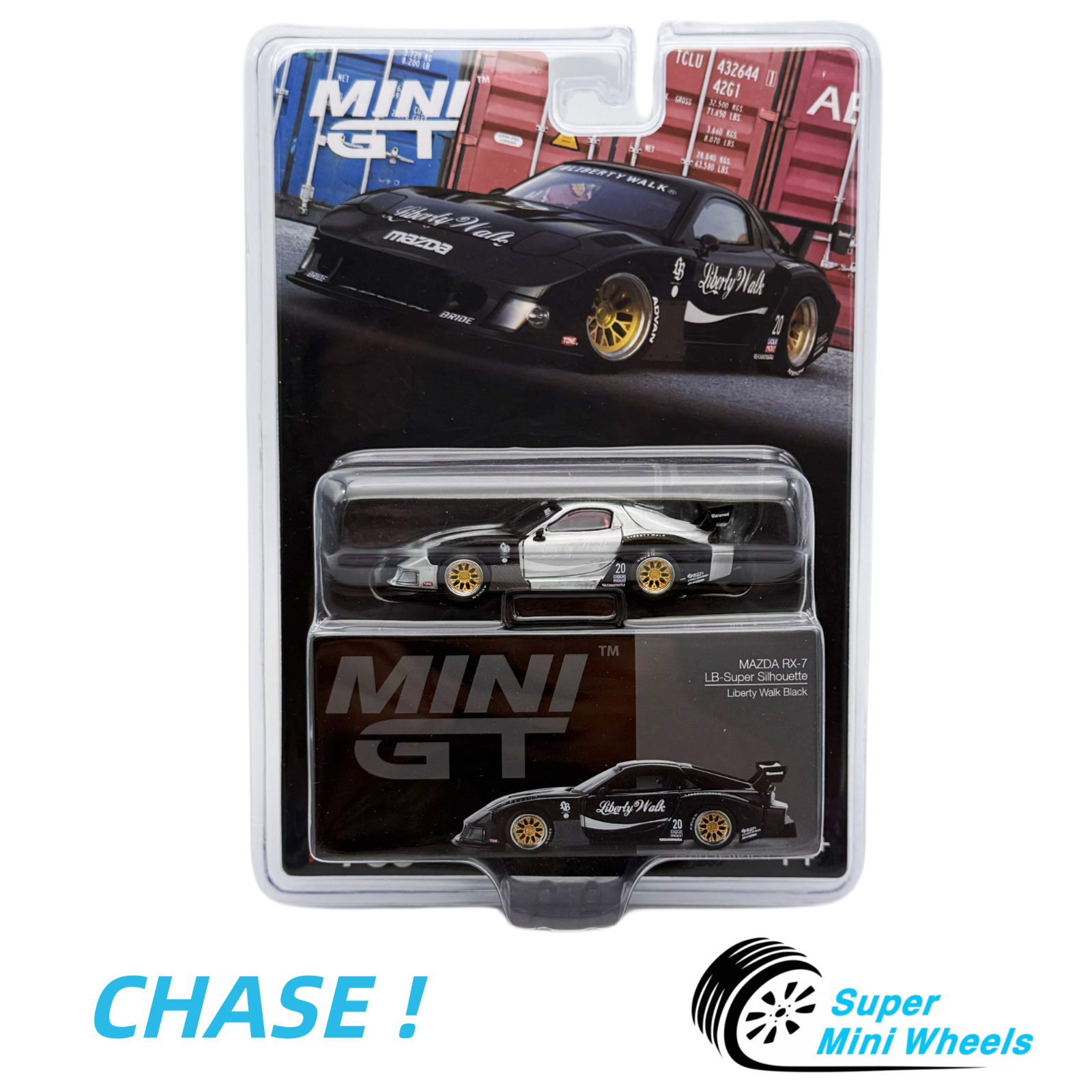 CHASE ! Mini GT 1:64 MAZDA RX-7 LB-Super Silhouette Liberty