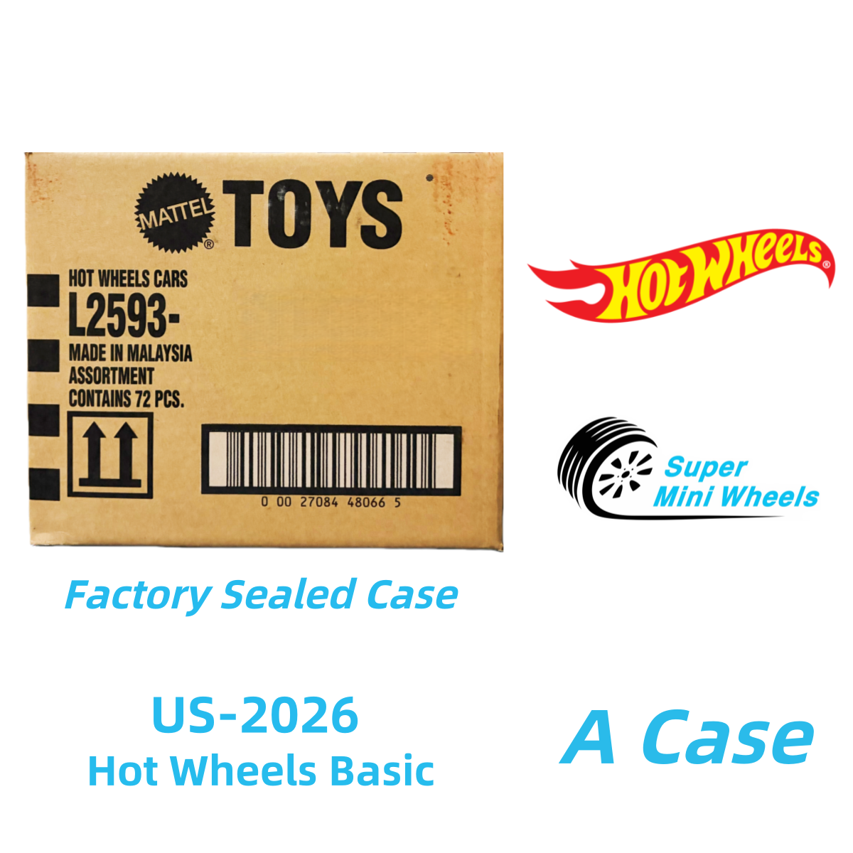 Factory Sealed Hot Wheels Case