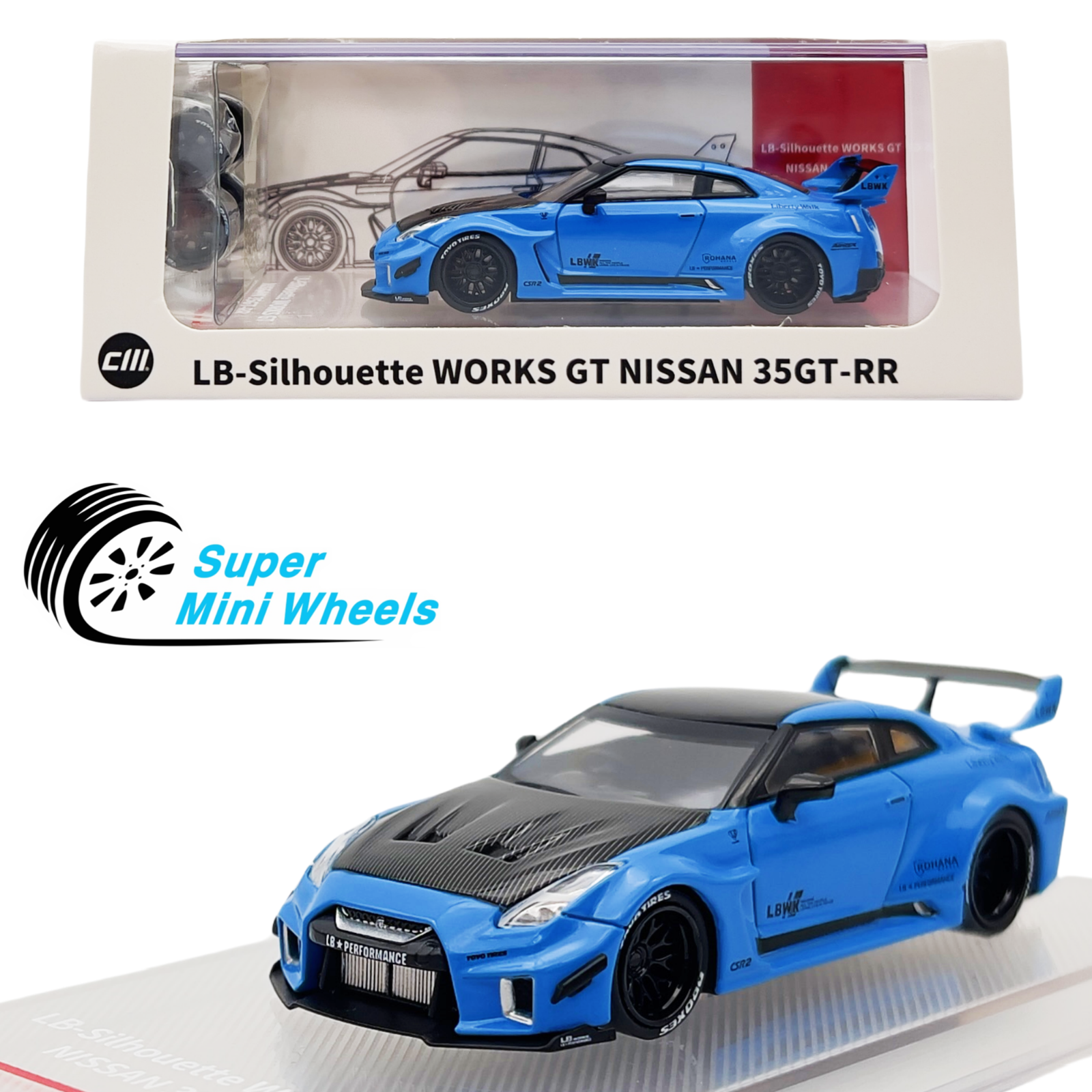 PREORDER* MINIGT 1:64 LB-Silhouette WORKS GT NISSAN 35GT-RR Ver.2 In – Model Cars Houston - Foto 8