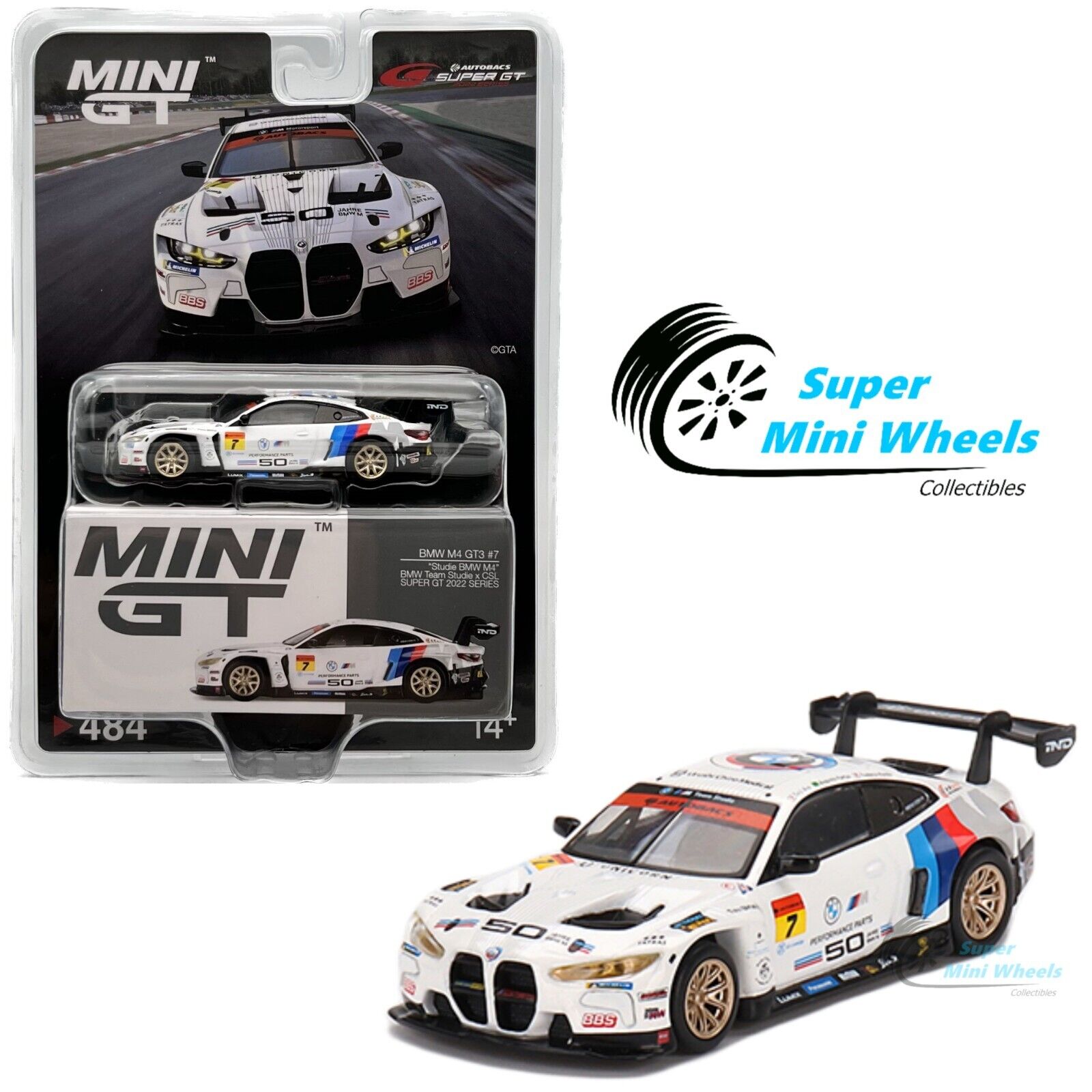 BMW 4-series M4 Team Studie Csl №7 Gt300 Super Gt (2022) S.Ara - A BMW 4-series M4 Team Studie Csl №7 Gt300 Super Gt (2022) S.Ara - A