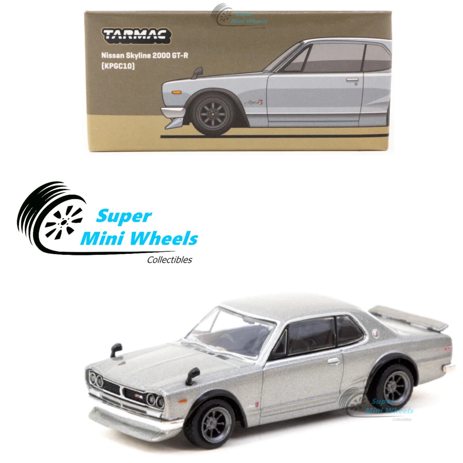 Kyosho 1 : 64 Nissan SKYLINE 2000 KPGC10/110 Modelo De Carro GT-R Kyosho 1 : 64 Nissan SKYLINE 2000 KPGC10/110 Modelo De Carro GT-R