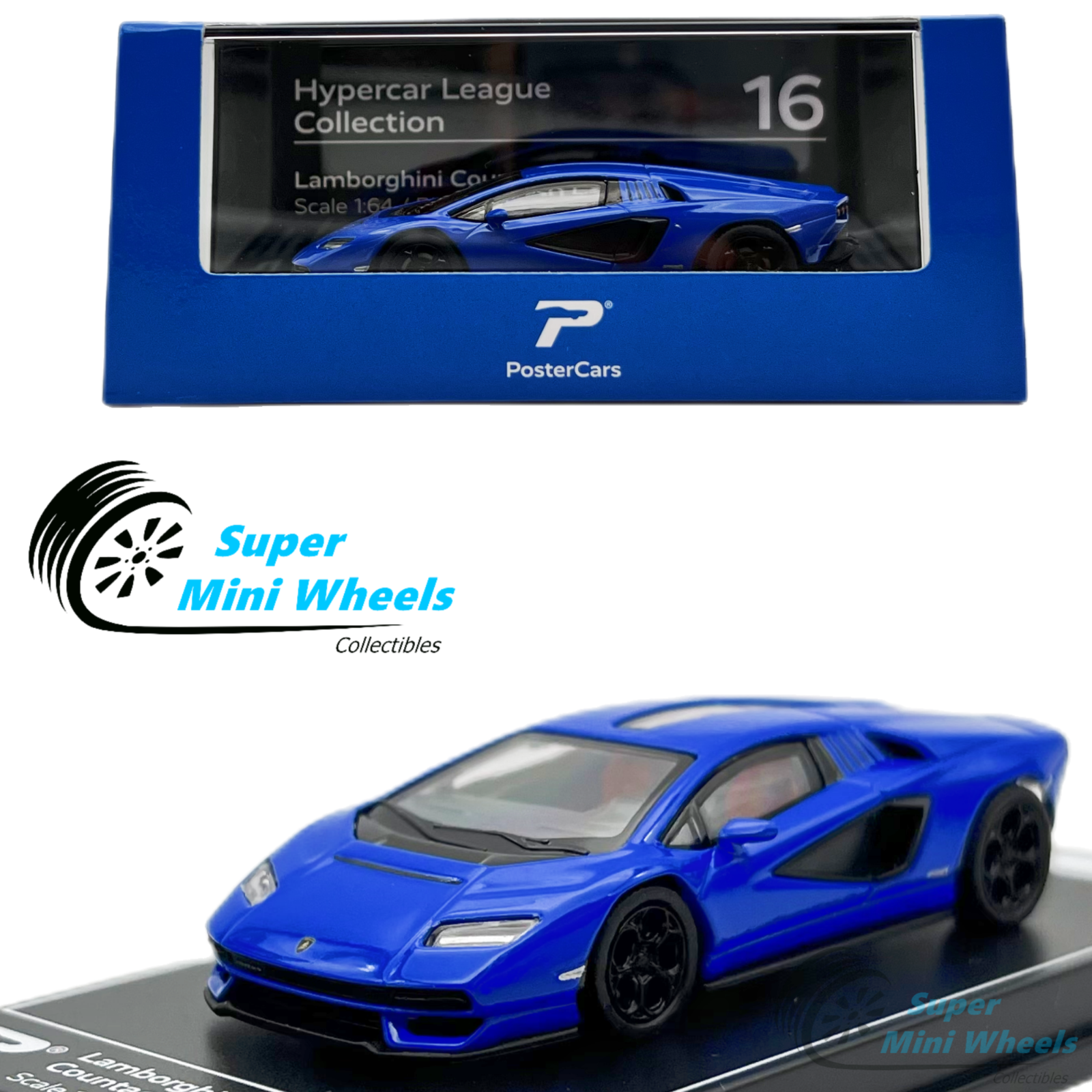 ÖN SATIŞ) Mini GT 1/64 Lamborghini Countach LB-WORKS Black MGT01081 Mini GT ÖN SATIŞ) Mini GT 1/64 Lamborghini Countach LB-WORKS Black MGT01081 Mini GT