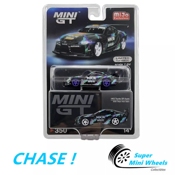 CHASE ! Mini GT 1:64 HKS Toyota GR Supra (A90) 2020 Tokyo Auto Salon #350