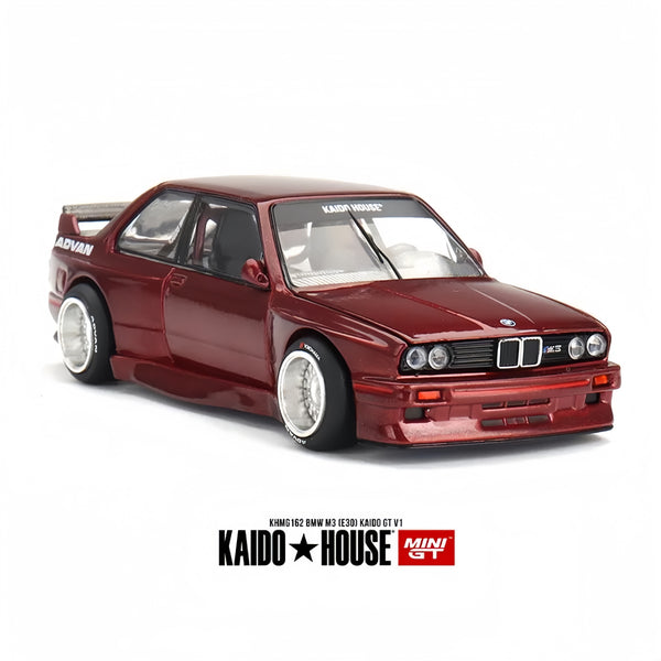 Pre-Order Kaido House x Mini GT 1:64 BMW M3 (E30) Kaido GT V1 – M Red - KHMG162