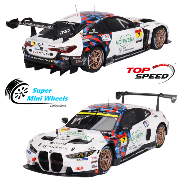 Top Speed 1:18 BMW M4 GT3 #7 "Studie BMW M4" BMW M Team Studie x 2023 SUPER GT