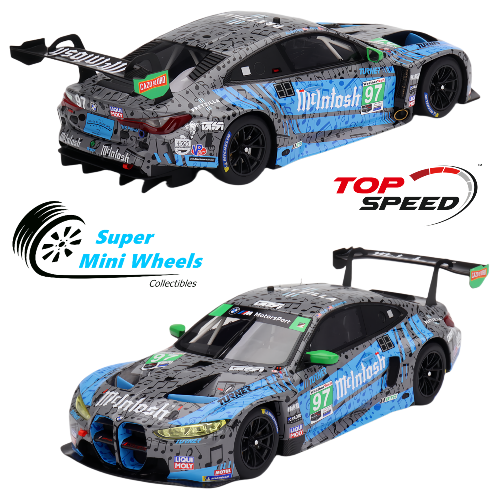 BMW M4 GT3 BMW M Team Studie x CRS Super GT Japan 2023 - scale 1/18th Bargains BMW M4 GT3 BMW M Team Studie x CRS Super GT Japan 2023 - scale 1/18th Bargains
