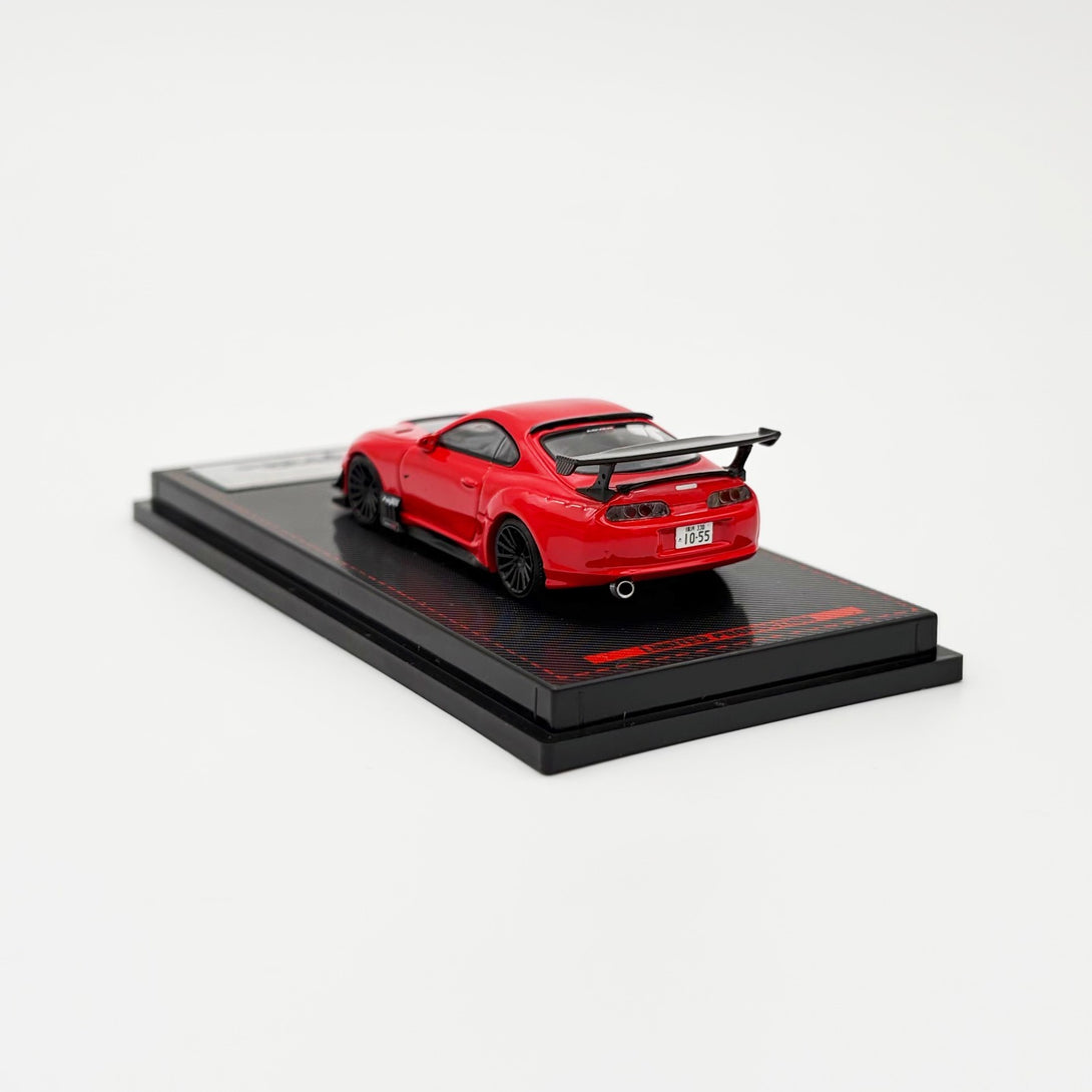 Ignition Model 1:64 Toyota Supra (JZA80) RZ – Red – Super Mini Wheels