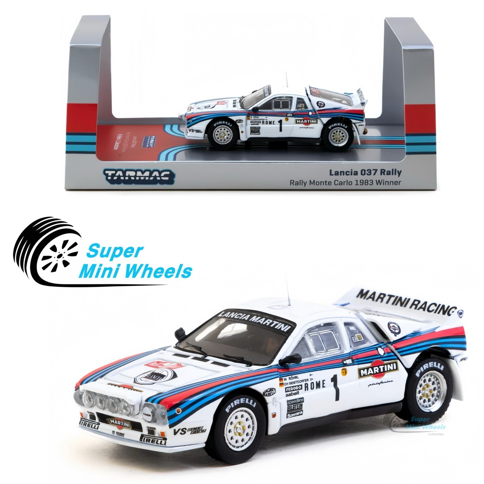 Tarmac Works Lancia 037 Rally Rally Costa Brava 1985 S. Servià / J. Sa Tarmac Works Lancia 037 Rally Rally Costa Brava 1985 S. Servià / J. Sa