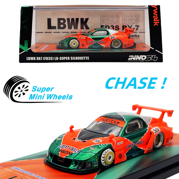 CHASE ! INNO64 1:64 LBWK RX-7 FD3S LB-Super Silhouette