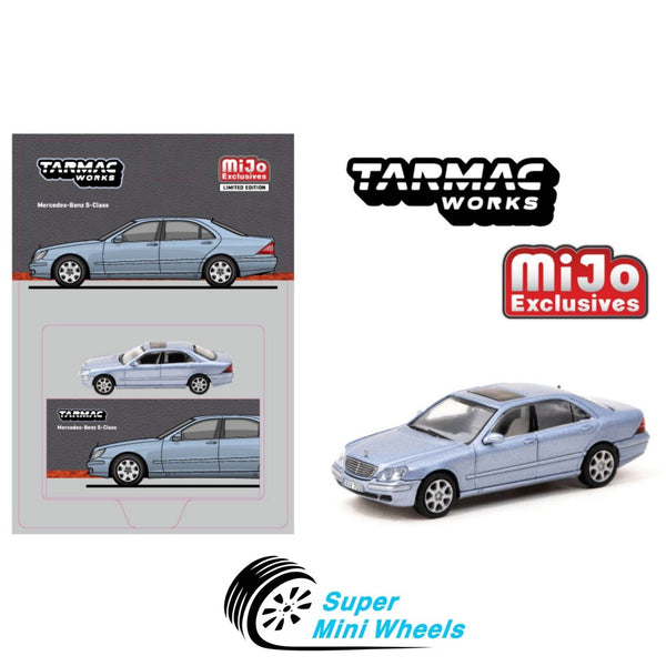 Tarmac Works 1:64 Mercedes-Benz S Class – Horizon Blue – Global64