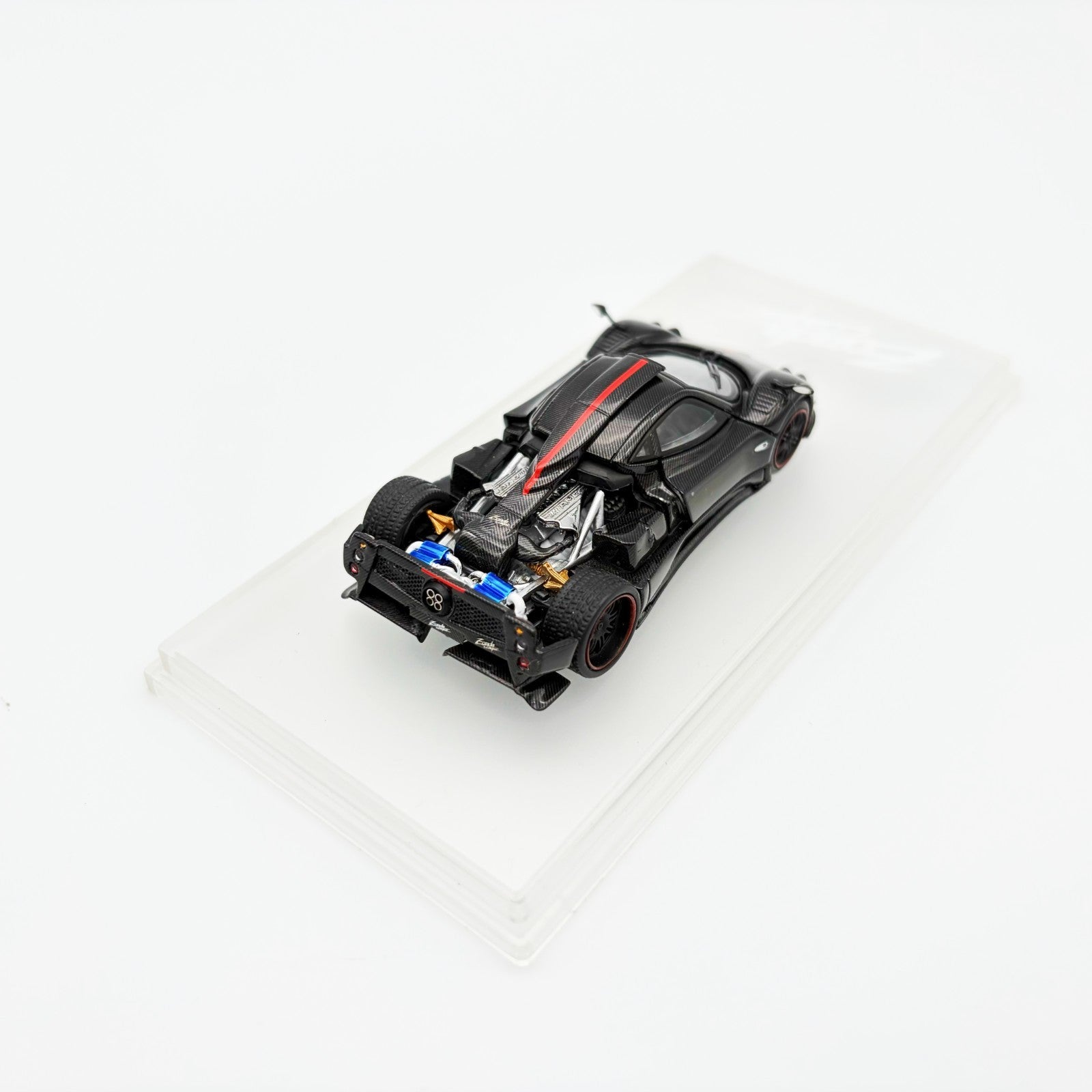 Fiber Run 1:64 Pagani Zonda Cinque Black Carbon 2025 HEC Exclusive