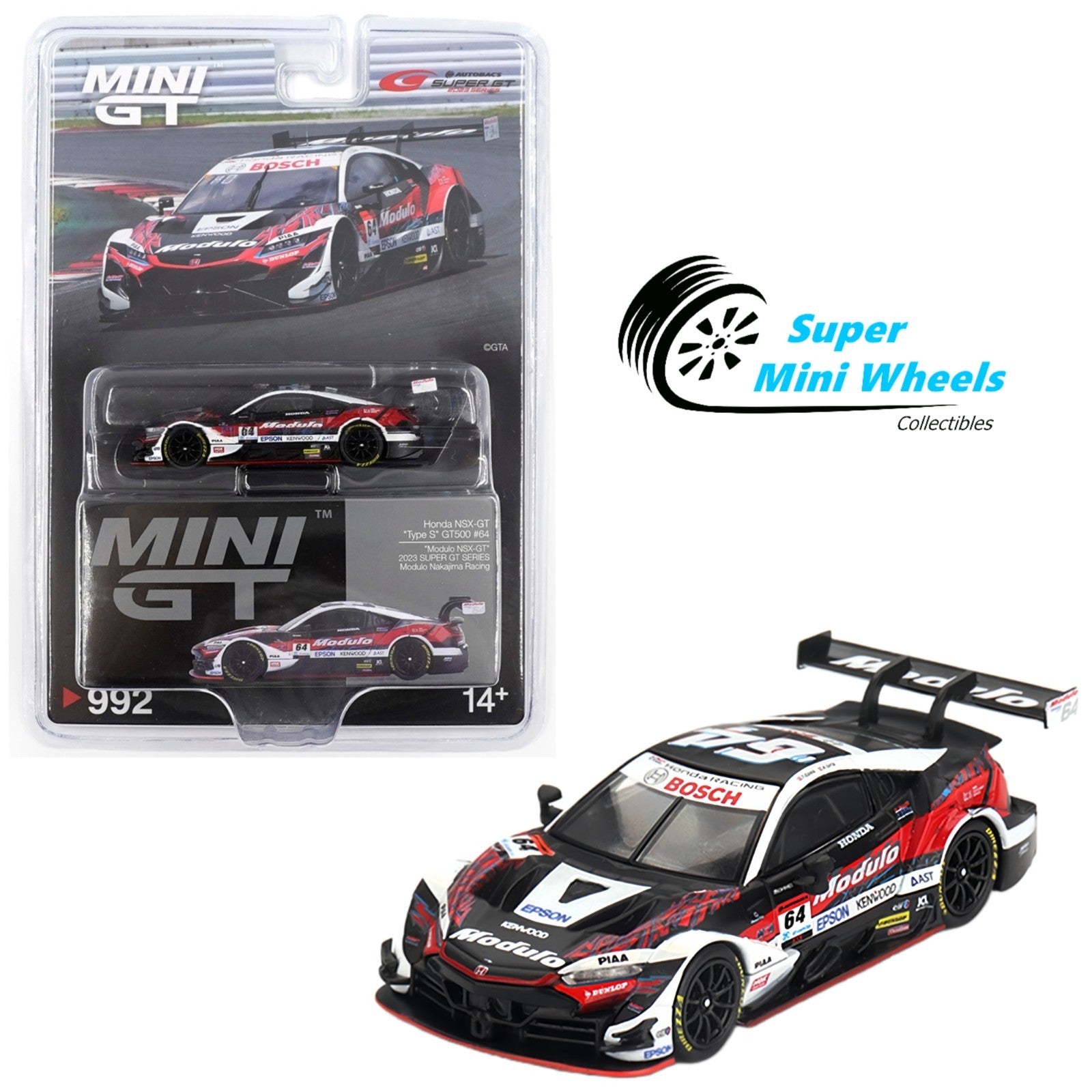 Mini GT 1:64 BMW M4 GT3 #1 2022 12H Mugello Winner #439 – Super