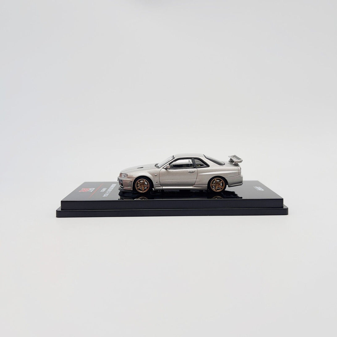 INNO64 1:64 Nissan GT-R R34 V-SPEC II Silver – Super Mini Wheels