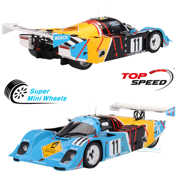 Top Speed 1:18 Porsche 962 CK6 #11 Porsche Kremer Racing 1990 Le Mans 24 TS0472