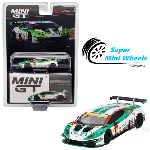 Mini GT 1:64 Lamborghini Huracán GT3 EVO2 #87 JLOC 2023 SUPER GT SERIES #689