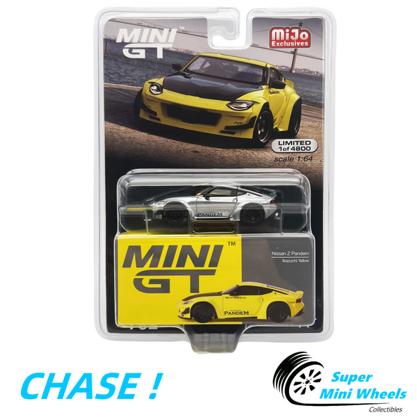 CHASE ！Mini GT 1:64 Nissan Z Pandem Ikazuchi Yellow #752