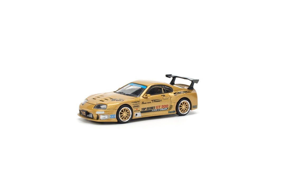 Top Secret Rims Pop Race 1:64 Top Secret GT300 Supra Gold #229 – Super Mini Wheels