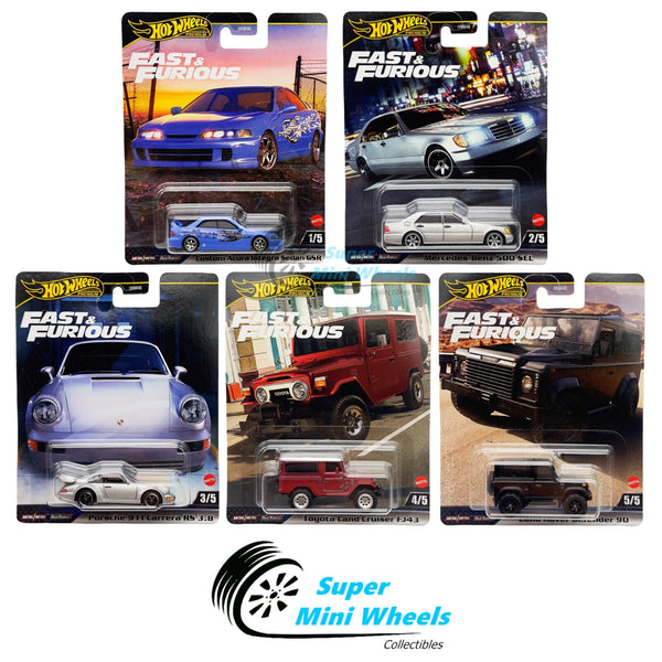 Hot Wheels 2024 Fast & Furious G Case Set of 5 Cars [In-Stock]