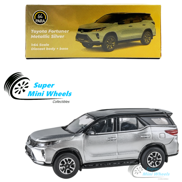 PARA64 - 2023 Toyota Fortuner Metallic Silver - 1:64