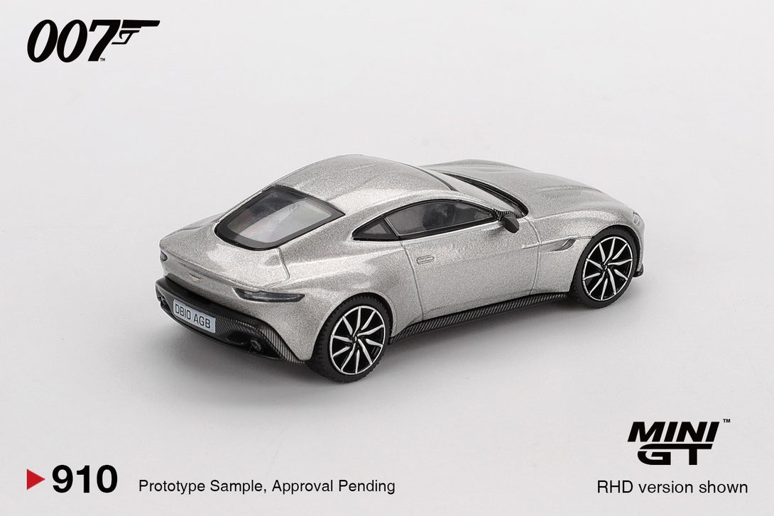 Mini GT 1:64 Aston Martin DB10 “Spectre” #910 – Super Mini Wheels