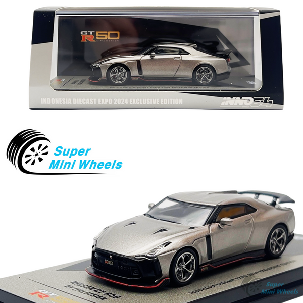 INNO64 1:64 Nissan GT-R50 By Italdesign Silver - 2024 IDE Exclusive