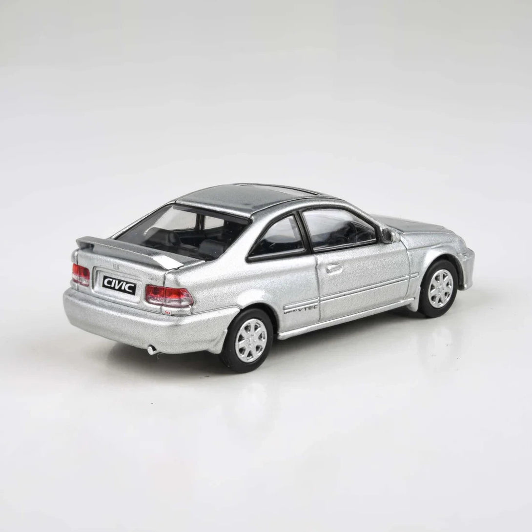 PARA64 1999 Honda Civic Si EM1 Vogue Silver 1:64 β Super Mini Wheels