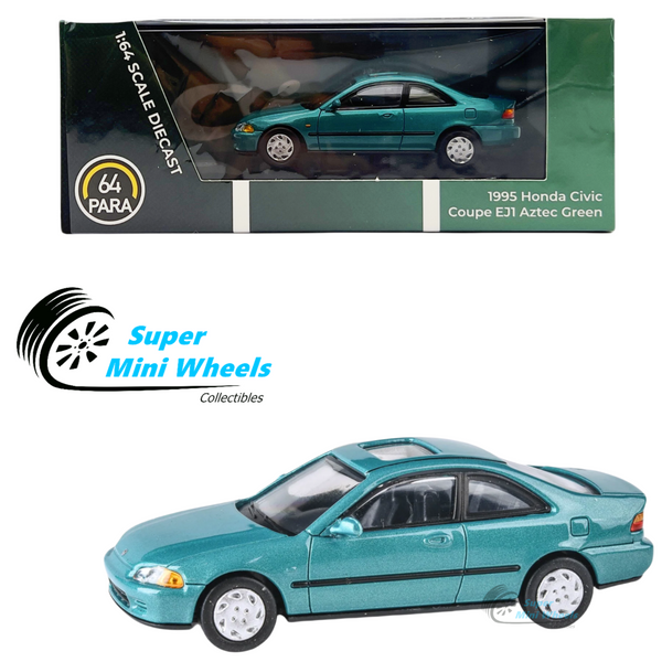 PARA64 - 1995 Honda Civic Coupe EJ1 Aztec Green 1:64