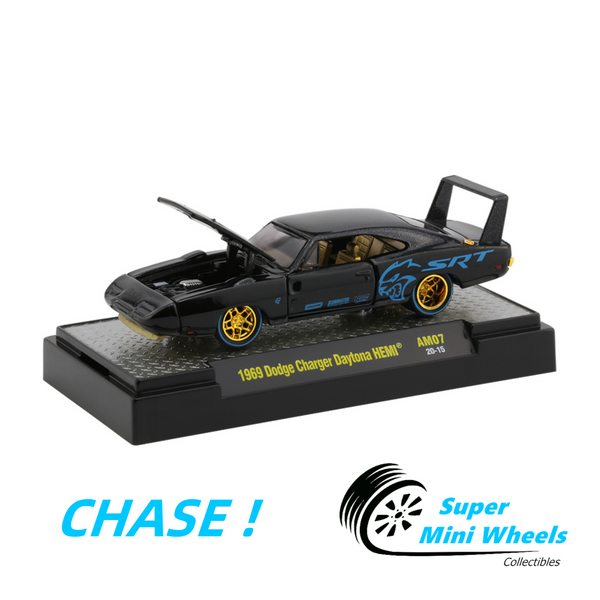 CHASE ! M2 Machines 1:64 - 1969 Dodge Charger Daytona HEMI - AM07 20-15