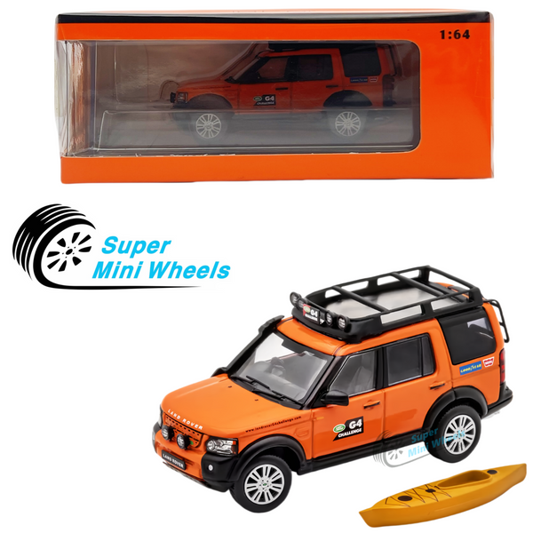 GCD 1:64 Land Rover Discovery 4 Orange with Accessories