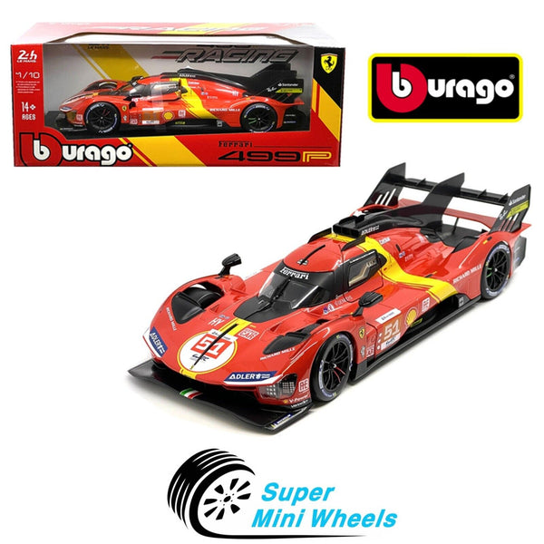 Bburago 1:18 Ferrari 499P LMH #51 2023 24H Le Mans Champion – Ferrari Racing