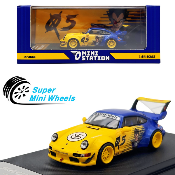 Mini Station 1:64 Porsche RWB 964 Vegeta - Diecast Model