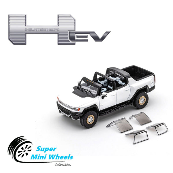 GCD 1:64 2023 GMC Hummer EV Pickup White