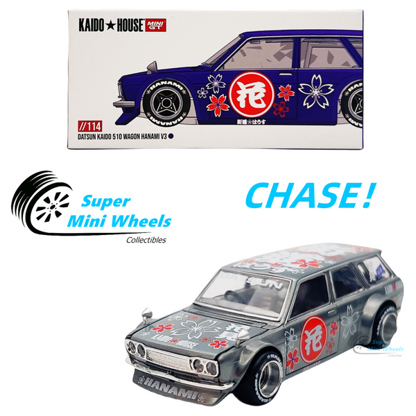 CHASE ! Mini GT x Kaido House 1:64 Datsun 510 Wagon Hanami V3 – Magic Purple