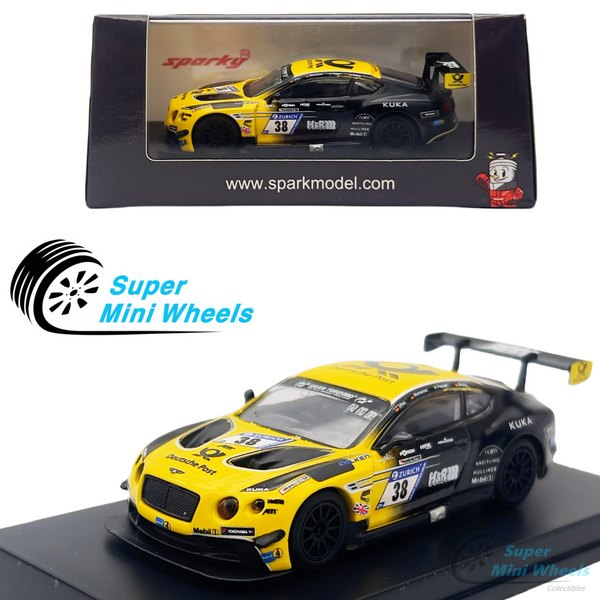 Sparky 1:64 BENTLEY CONTINENTAL GT3 NO.38 BENTLEY TEAM ABT NÜRBURGRING 24H 2017