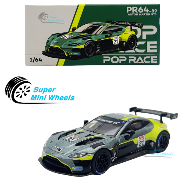 Pop Race 1:64 Aston Martin GT3 #21 Green PR64-89