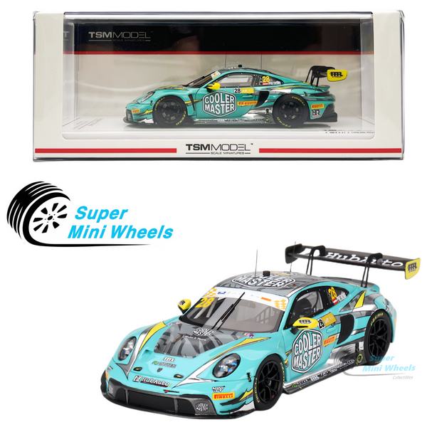 TSM-Model 1:43 Porsche 911 GT3 R #28 HubAuto Racing 2023 FIA GT World Cup 70th