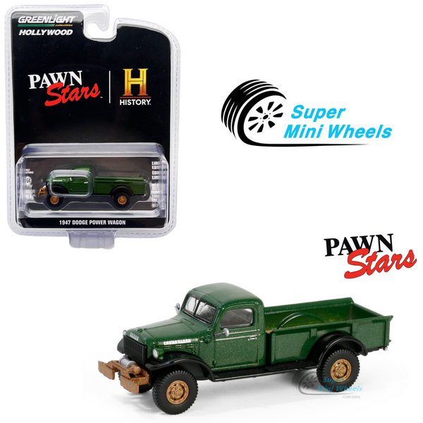 Greenlight 1:64 Pawn Stars (2009-Current TV Series) - 1947 Dodge Power Wagon