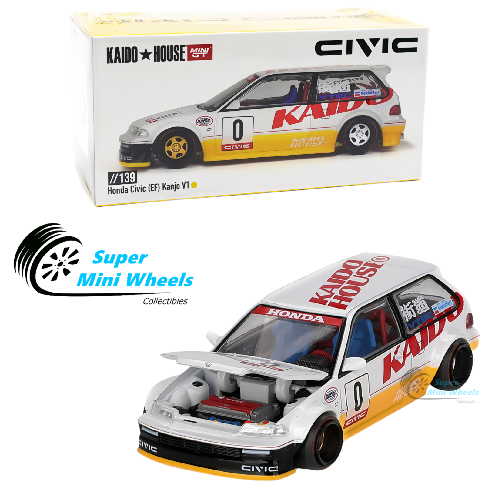 KHMG141 HONDA CIVIC EF KANJO 街道ハウス横浜限定 KHMG141 HONDA CIVIC EF KANJO 街道ハウス横浜限定
