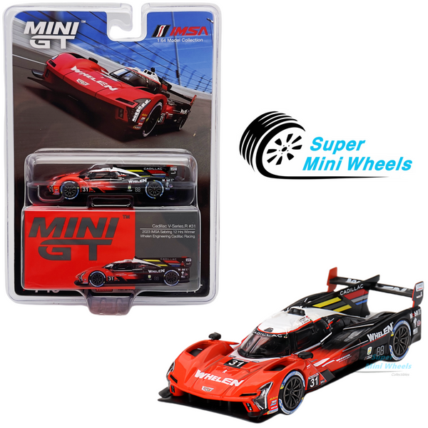 Mini GT 1:64 Cadillac V-Series.R #31 Whelen Engineering 2023 IMSA Winner #745