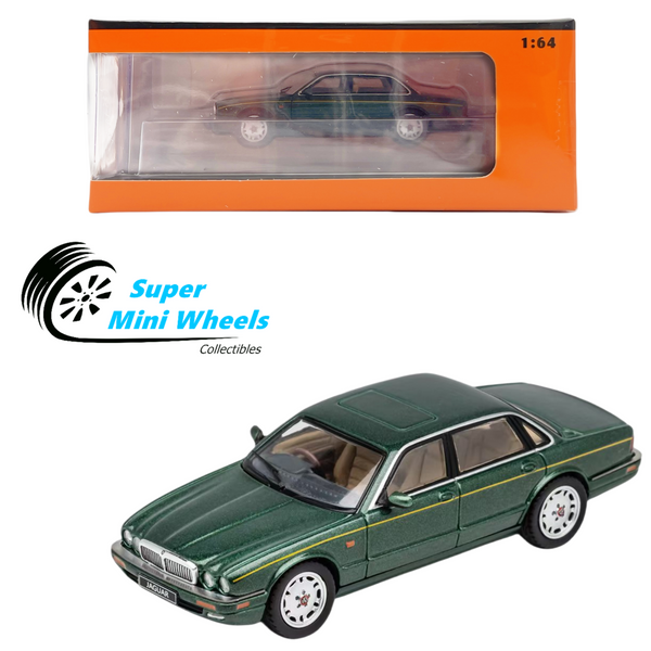 GCD 1:64 Jaguar XJR (X300)/XJ (X300) Green Diecast Model Car