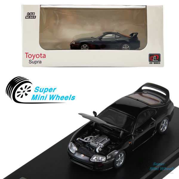 LCD Models 1:64 - Toyota Supra A80-Black Diecast Model