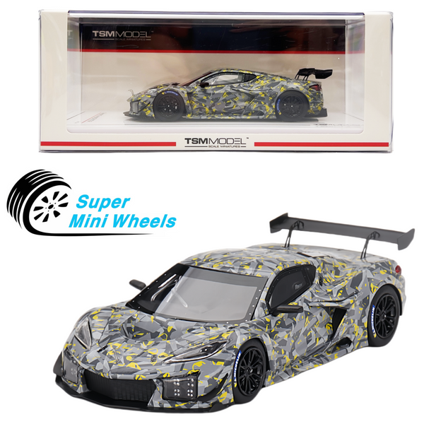 TSM-Model 1:43 Chevrolet Corvette Z06 GT3.R  2022 Sebring Test Car TSM430776