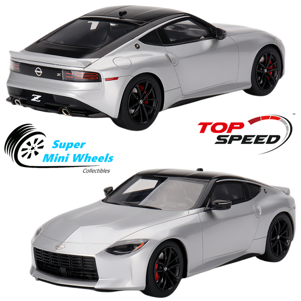 Top Speed 1:18 Nissan Z Performance 2023 Brilliant Silver LHD